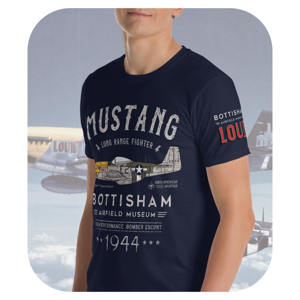 P-51D Mustang - Bottisham Airfield Museum 'Lou IV' T-Shirt — 909